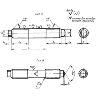 Шпильки упорные ГОСТ 10447-80 - фото - 1